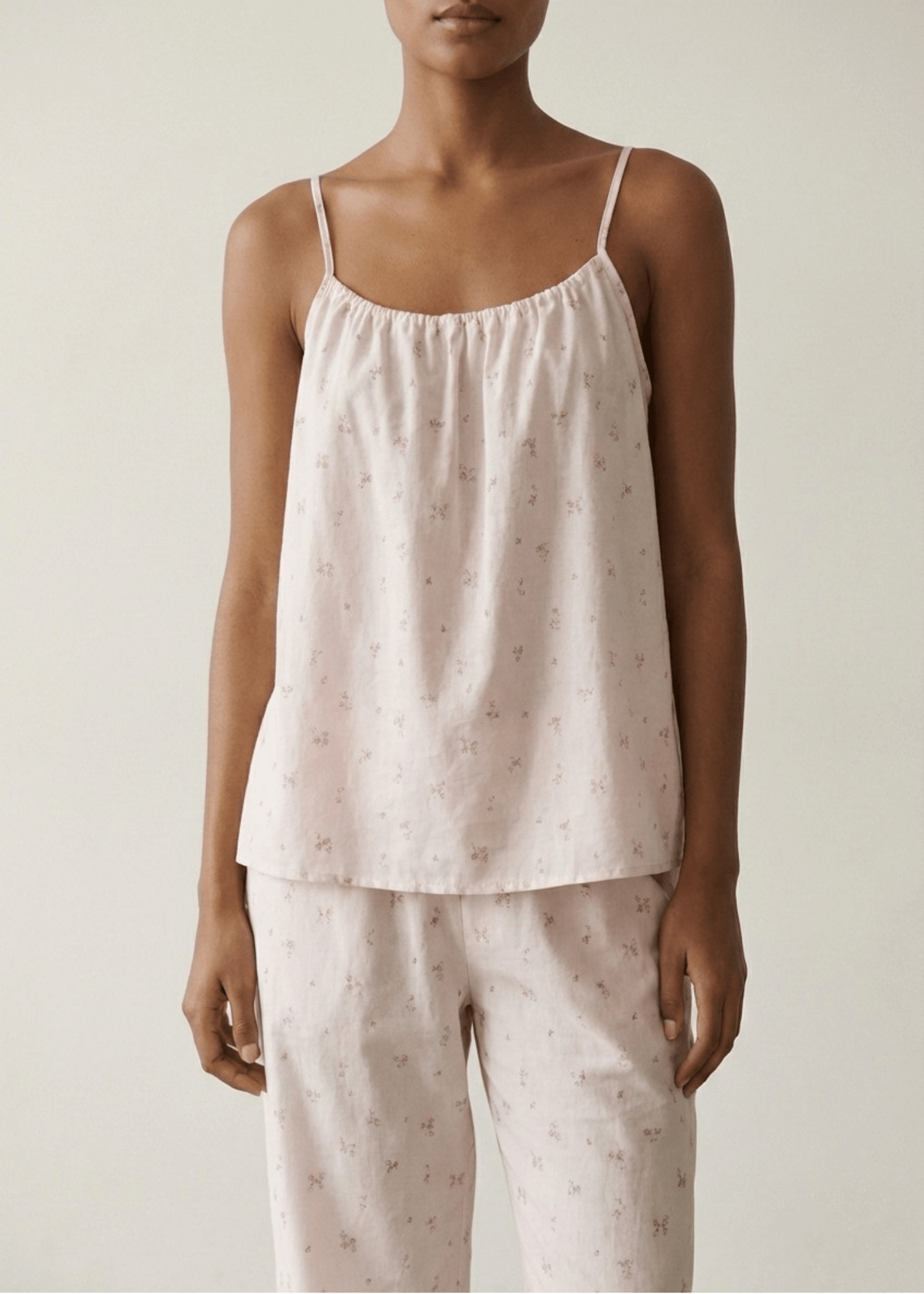  - Ever Lasting - Luma Sleeveless Floral Pajama Set / Pink - Pajamas - Ever Lasting