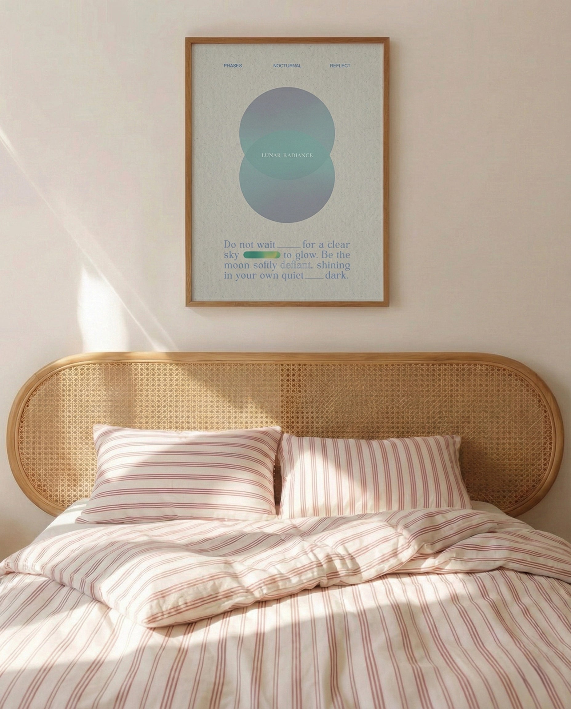  - Ever Lasting - Lunar Radiance - Cool Abstract Moon Art Print - Ever Lasting