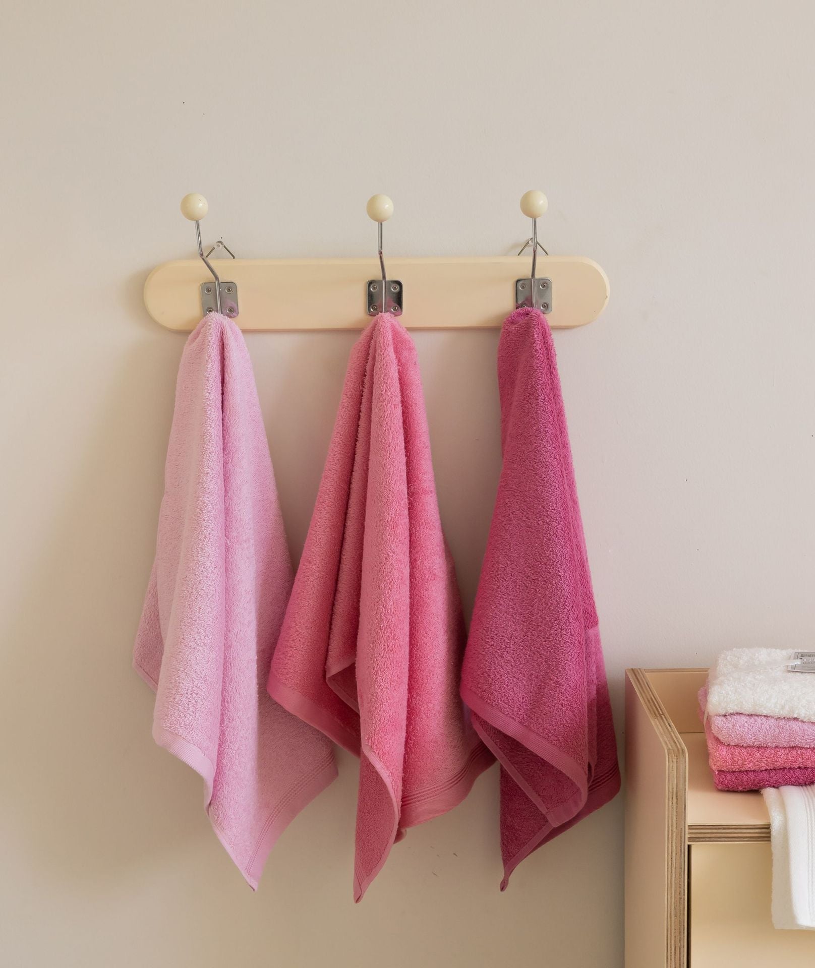  - Ever Lasting - Macaron Color Face Towel Set / Pink - Towel - Ever Lasting