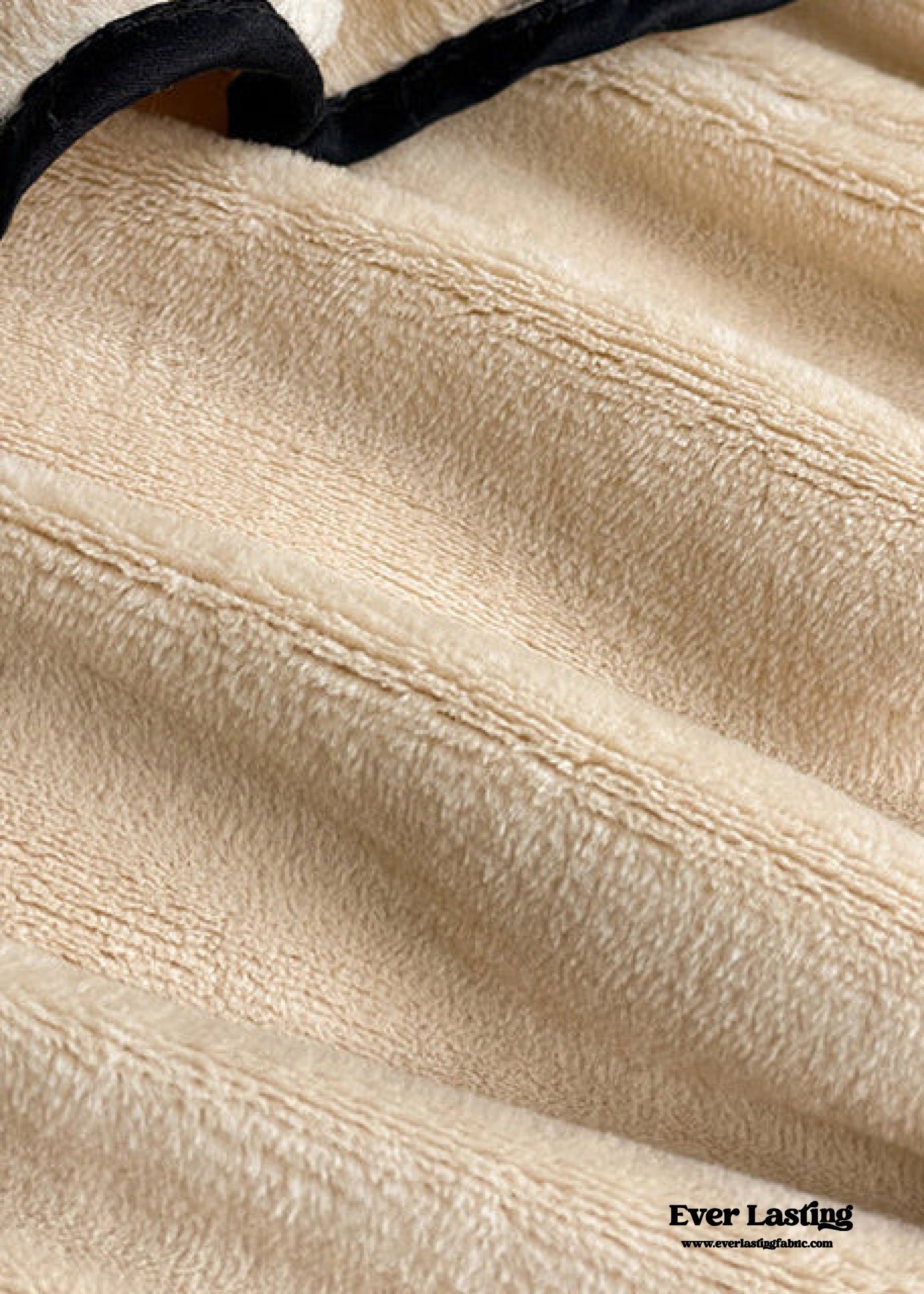  - Ever Lasting - Marigold Velvet Pleated Lace Bedding Set / Beige - Bedding Set - Ever Lasting