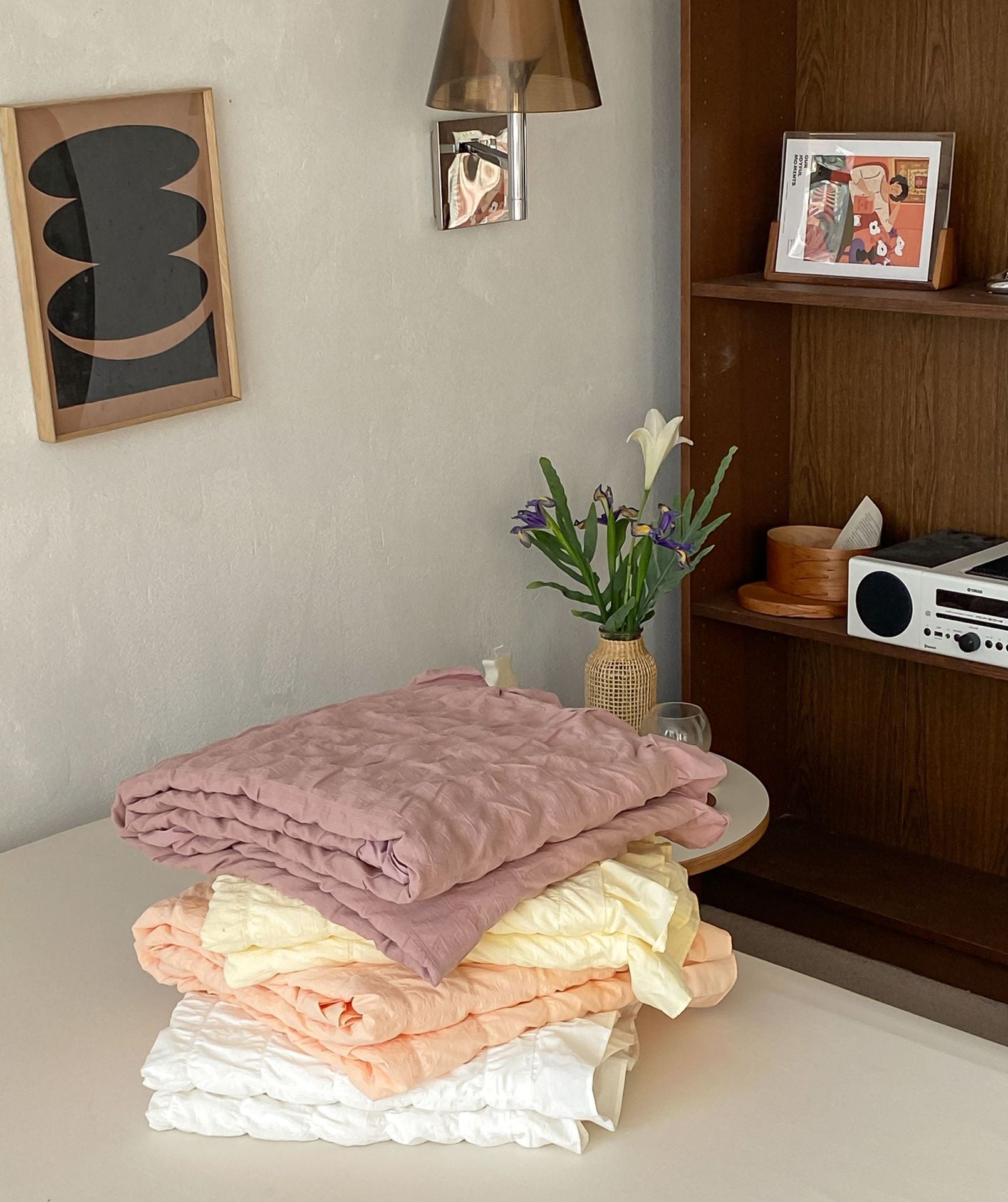  - Ever Lasting - Marshmallow Puff Ruffle Bedding Set / White - Bedding Set - Ever Lasting