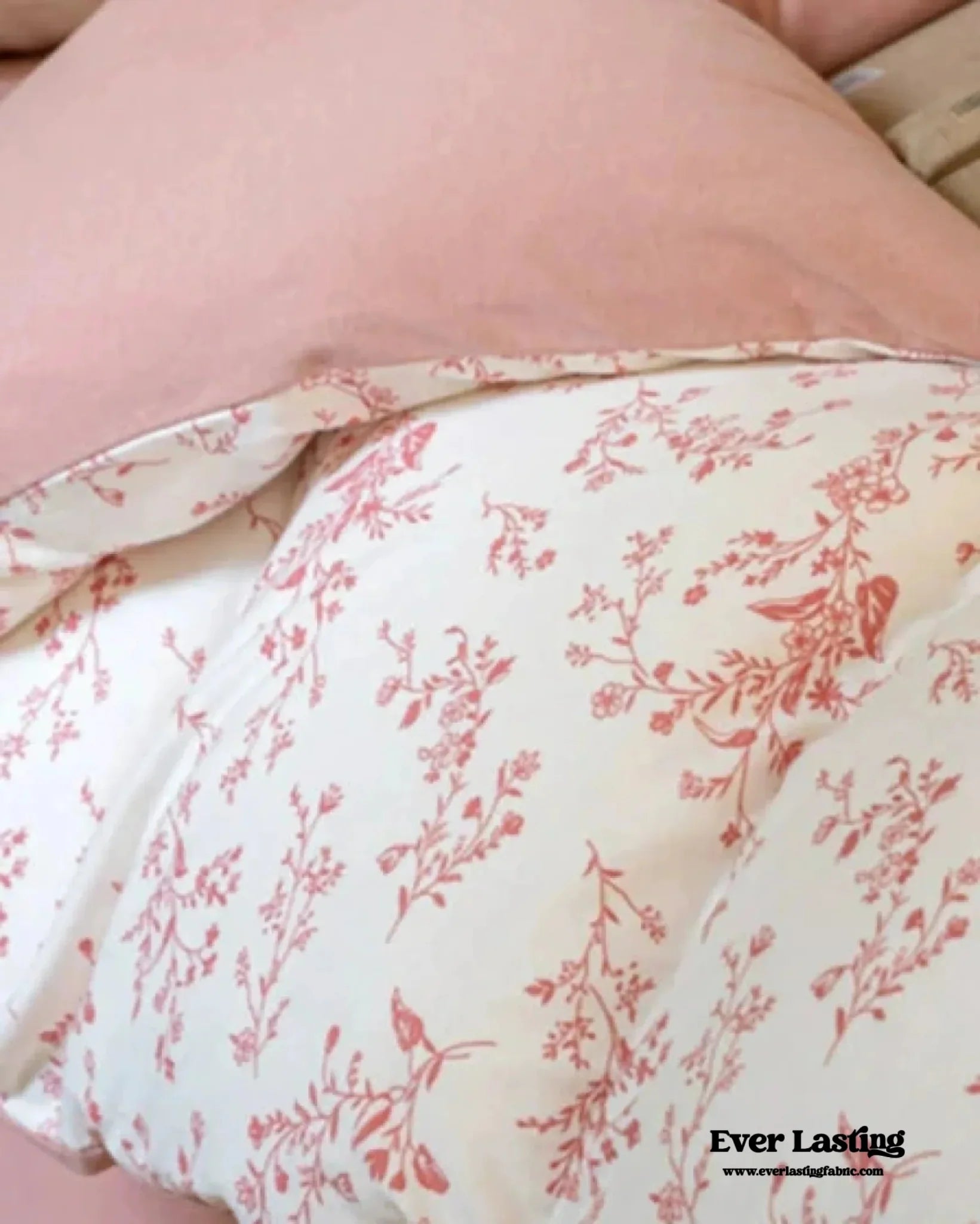 Mathilde Flower Field Jersey Knit Bedding Set / White - Ever Lasting