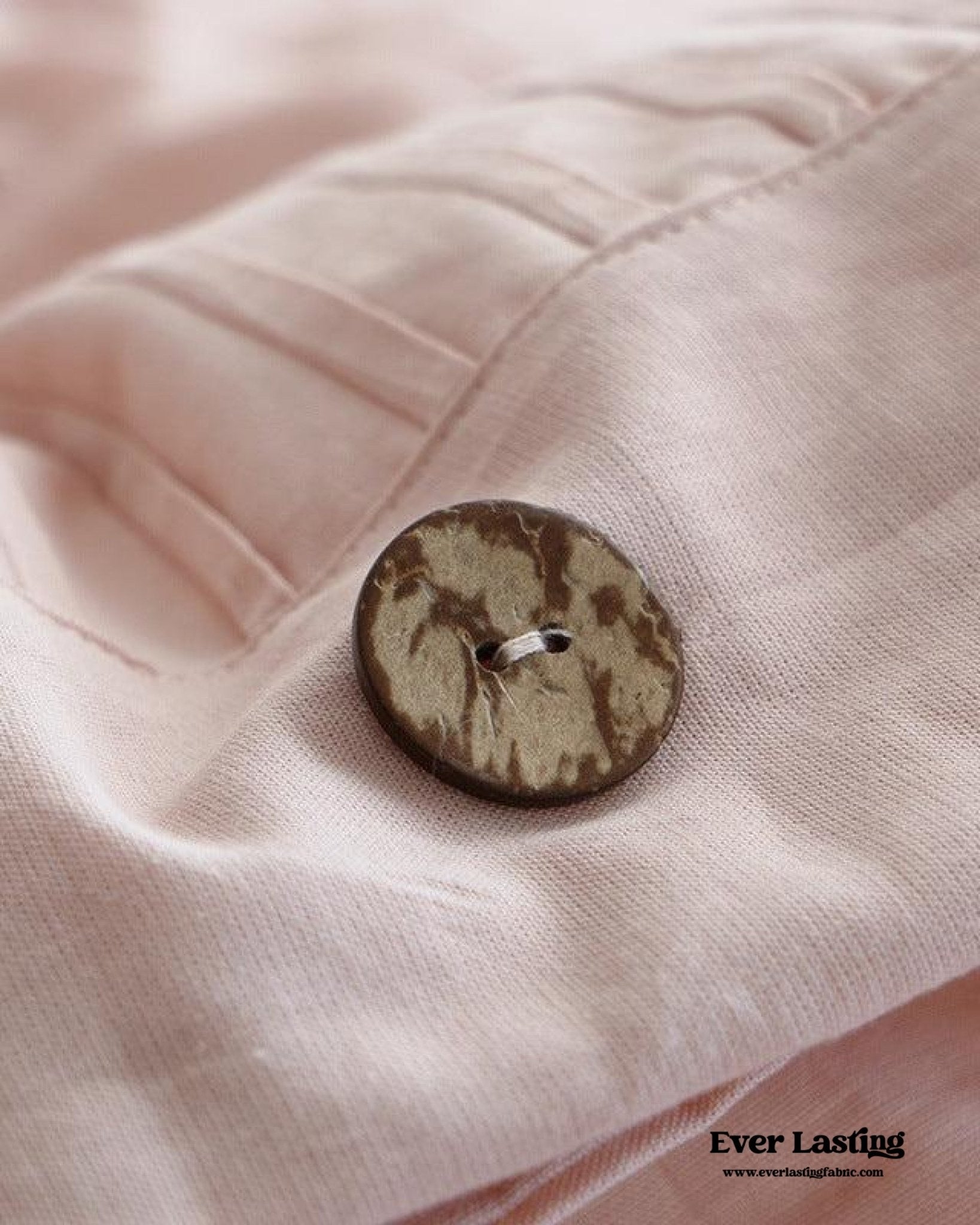 Milo Minimalist Solid Button Bedding Bundle - Ever Lasting