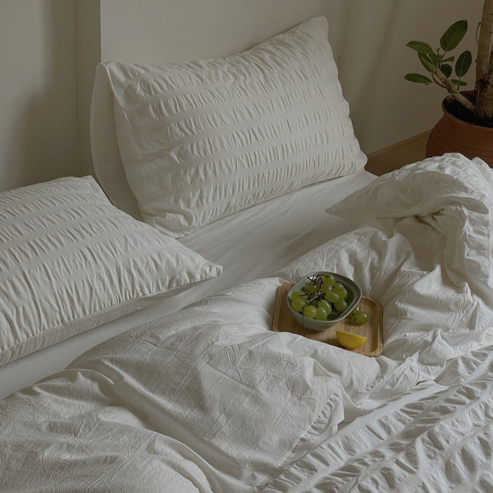  - Ever Lasting - Minimal Bubble Textured Bedding Bundle - Bedding Bundle - Ever Lasting