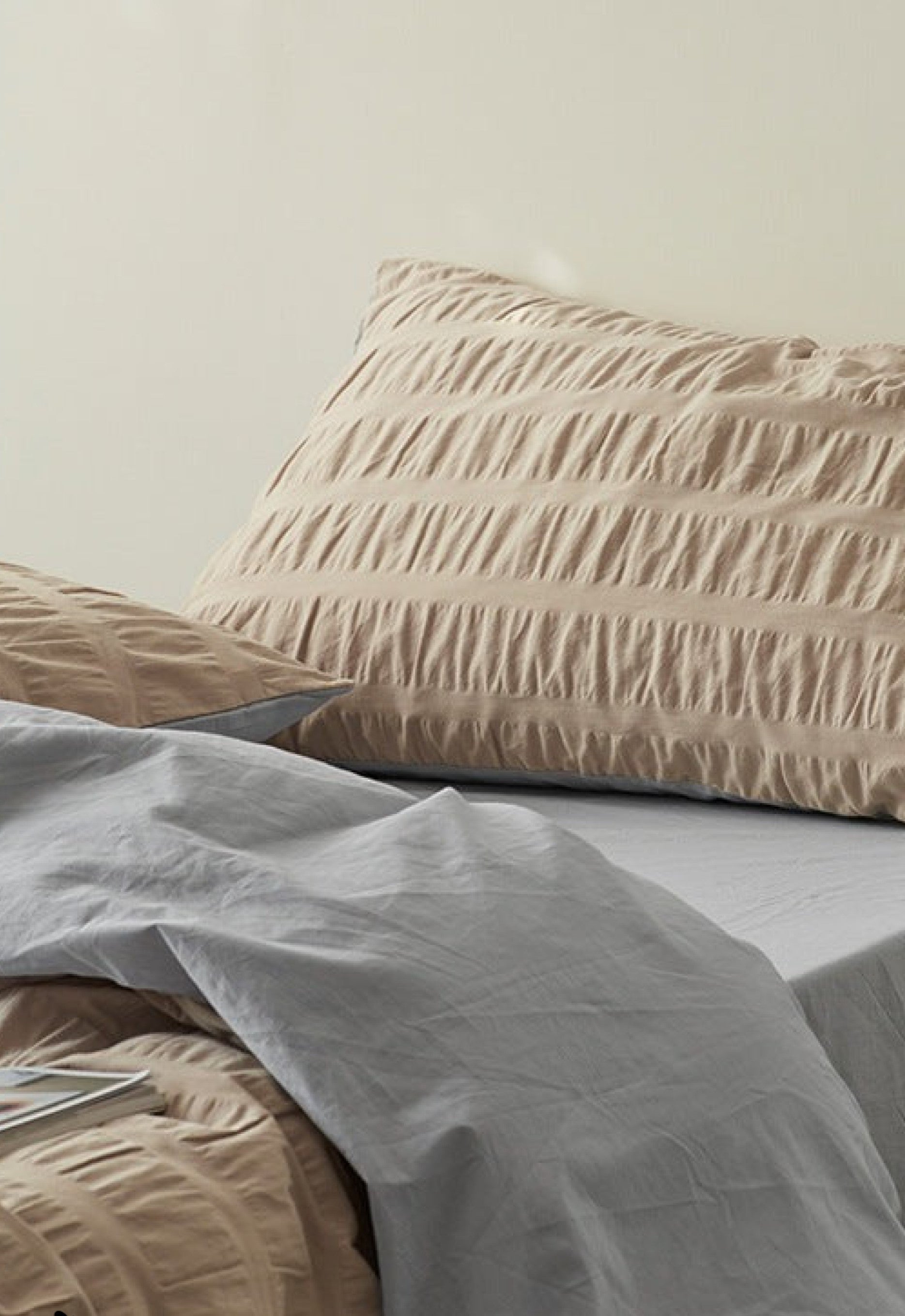  - Ever Lasting - Minimal Bubble Textured Bedding Set / Blue - Bedding Set - Ever Lasting