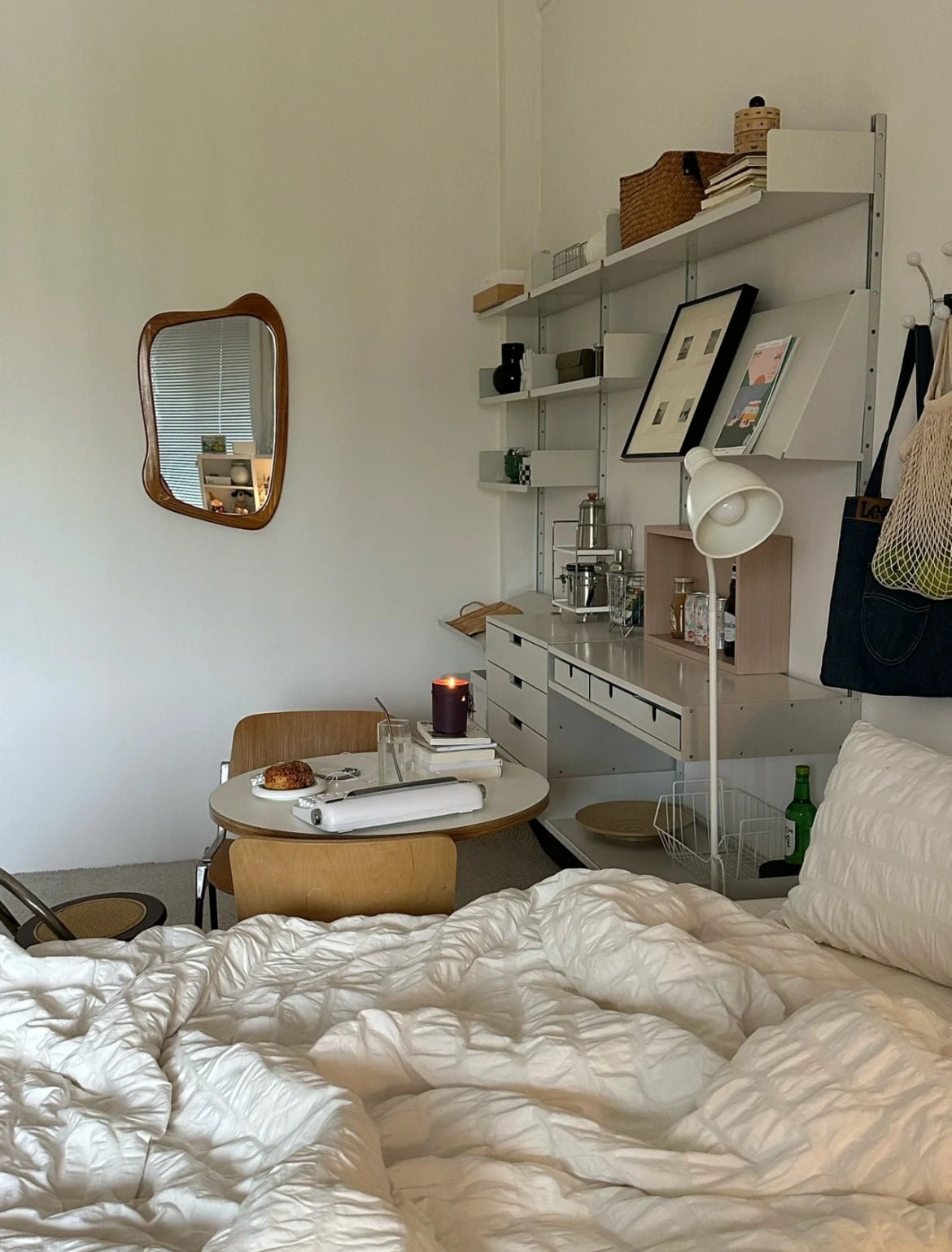  - Ever Lasting - Minimal Bubble Textured Bedding Set / White - Bedding Set - Ever Lasting