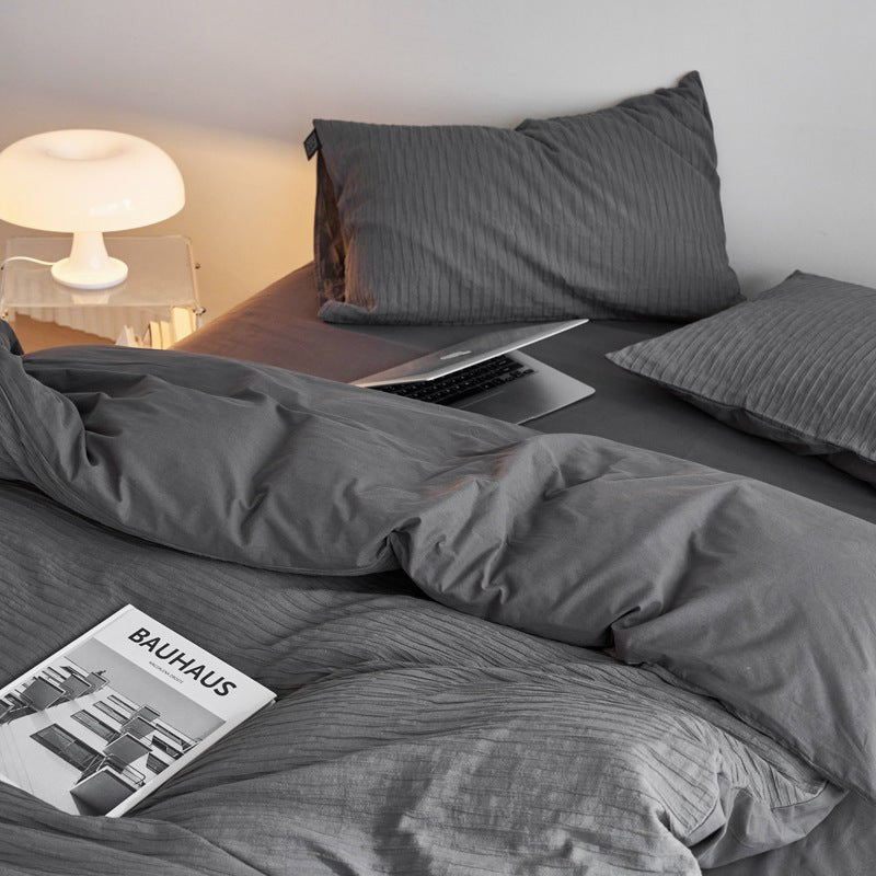 - Ever Lasting - Minimal Jacquard Bedding Bundle - Bedding Bundle - Ever Lasting