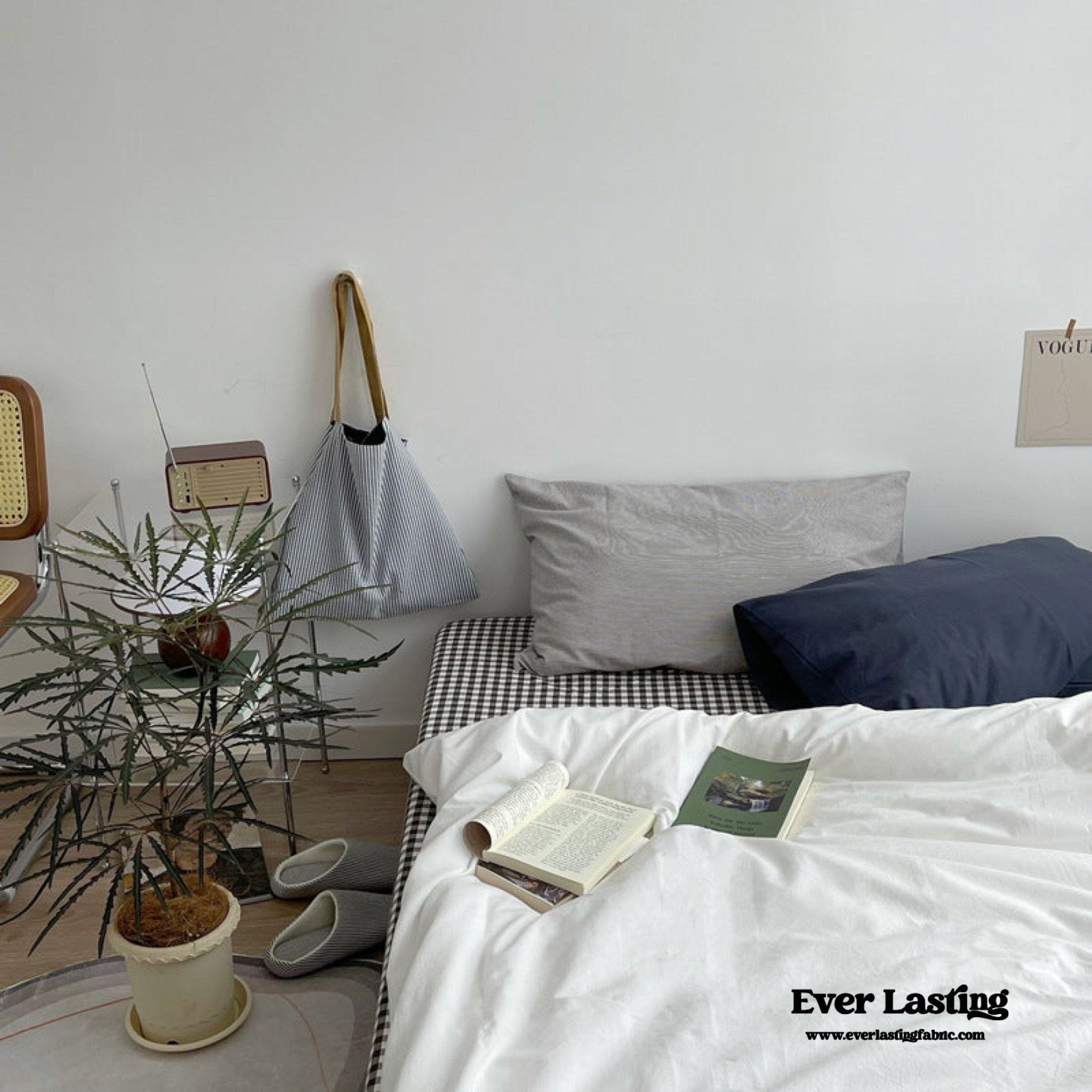 Minimal Mixed Gingham Bedding Bundle - Ever Lasting