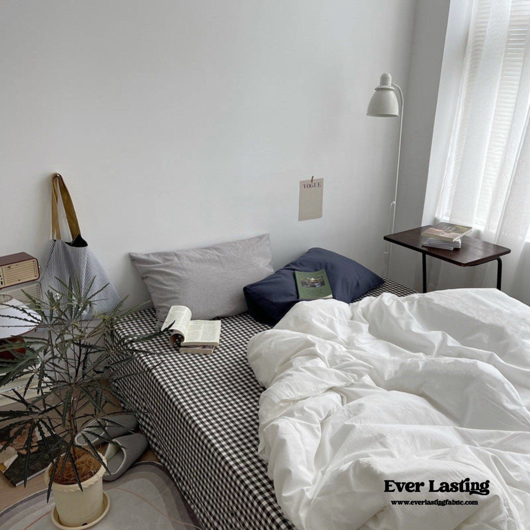Minimal Mixed Gingham Bedding Bundle - Ever Lasting