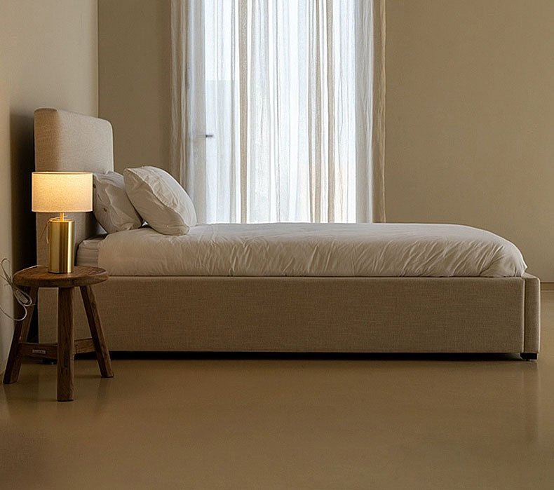  - Ever Lasting - Minimalist Linen Bed Frame (6 Linen Cover Colors) - Bed Frame - Ever Lasting