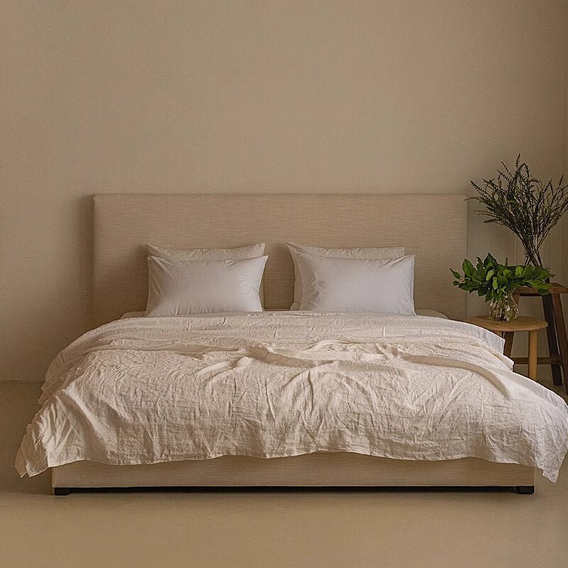  - Ever Lasting - Minimalist Linen Bed Frame (6 Linen Cover Colors) - Bed Frame - Ever Lasting
