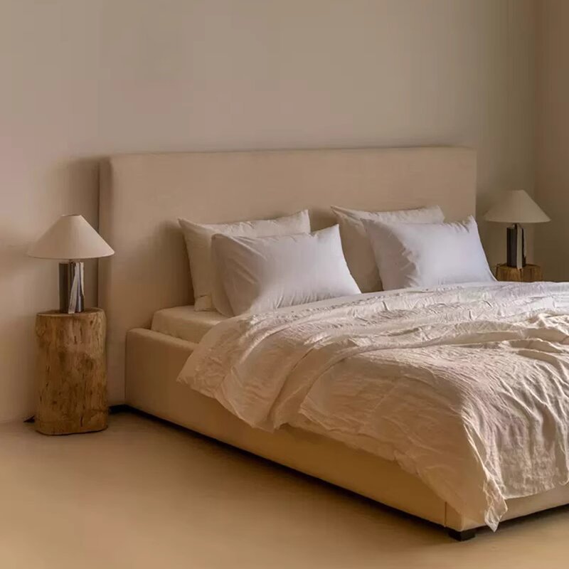  - Ever Lasting - Minimalist Linen Bed Frame (6 Linen Cover Colors) - Bed Frame - Ever Lasting
