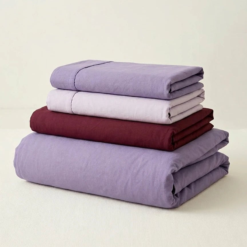  - Ever Lasting - Mixed Color Berry Crush Washed Cotton Bedding Bundle - Bedding Bundle - Ever Lasting