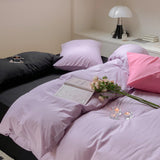 Mixed Color Maximalist Bedding Set / Green + Pink Purple Black Small Flat