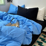 Mixed Color Ocean Crush Washed Cotton Bedding Set