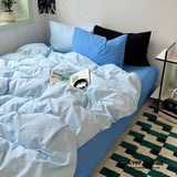 Mixed Color Ocean Crush Washed Cotton Bedding Set