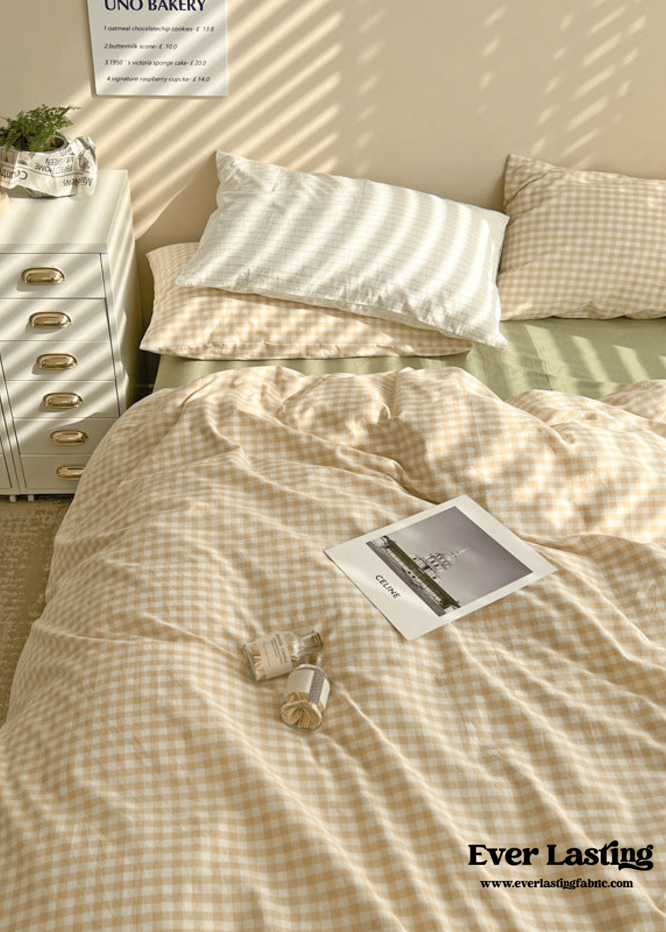  - Ever Lasting - Mixed Gingham Duvet Cover (4 Colors) - Duvet Cover - Ever Lasting