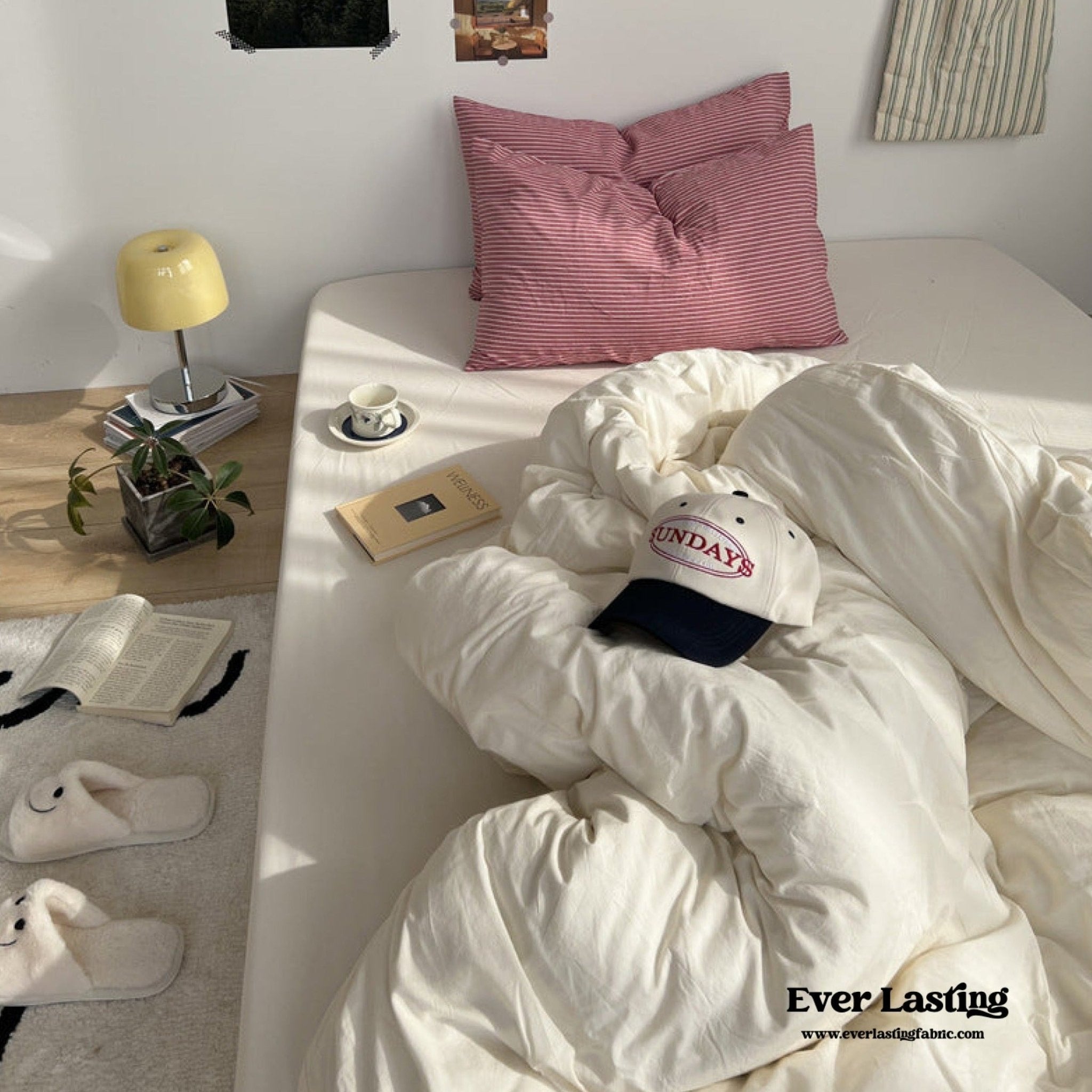 Mixed Stripe Washed Cotton Bedding Bundle - Ever Lasting