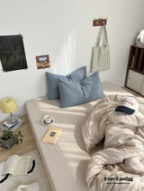 Mixed Stripe Washed Cotton Bedding Set