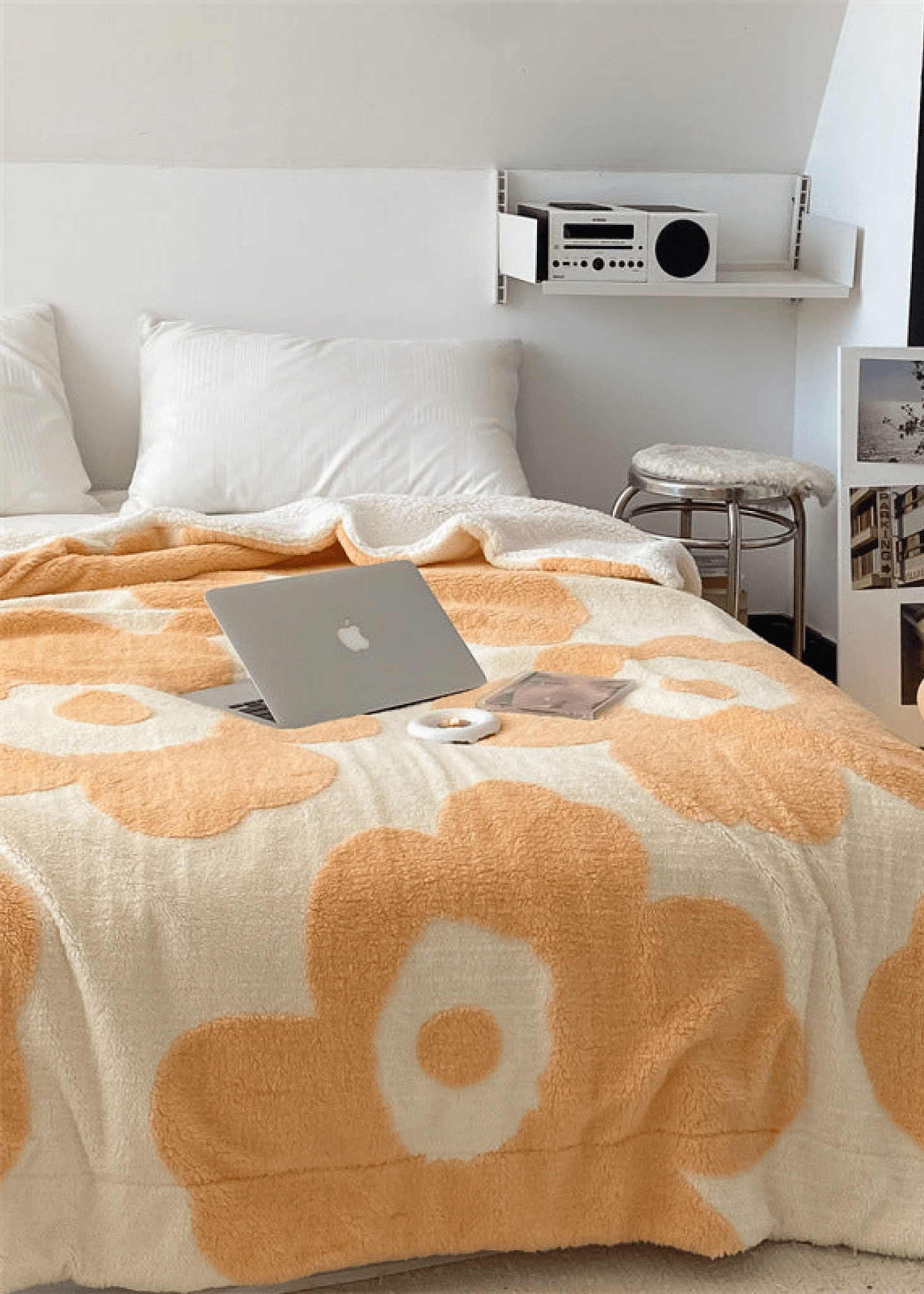 Mixed Velvet Wool Jacquard Floral Blanket (6 Colors) - Ever Lasting