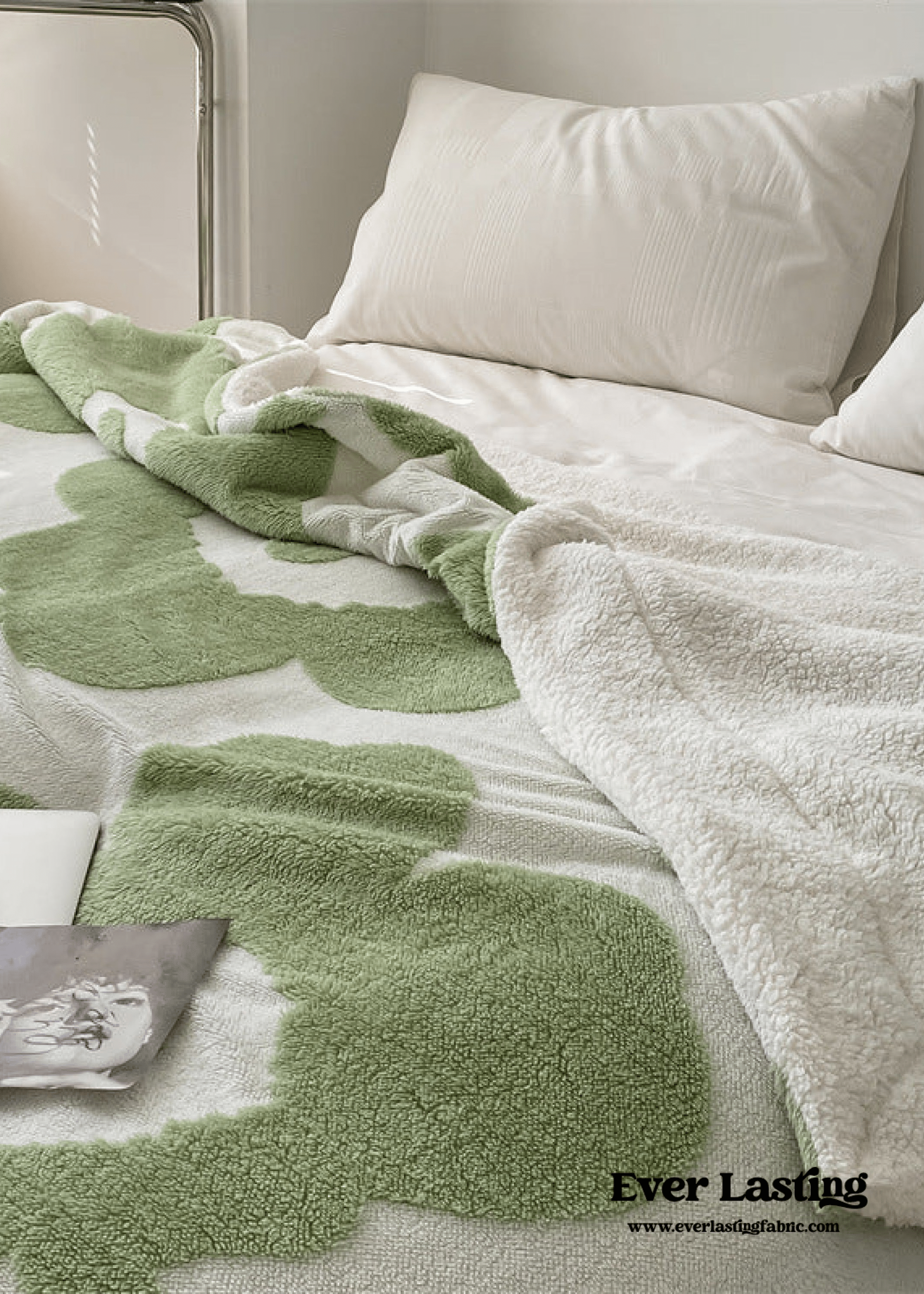  - Ever Lasting - Mixed Velvet Wool Jacquard Floral Blanket (6 Colors) - Blankets - Ever Lasting