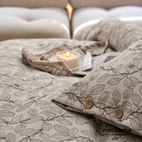 Mother Earth Floral Bedding Set / Purple Buttoned