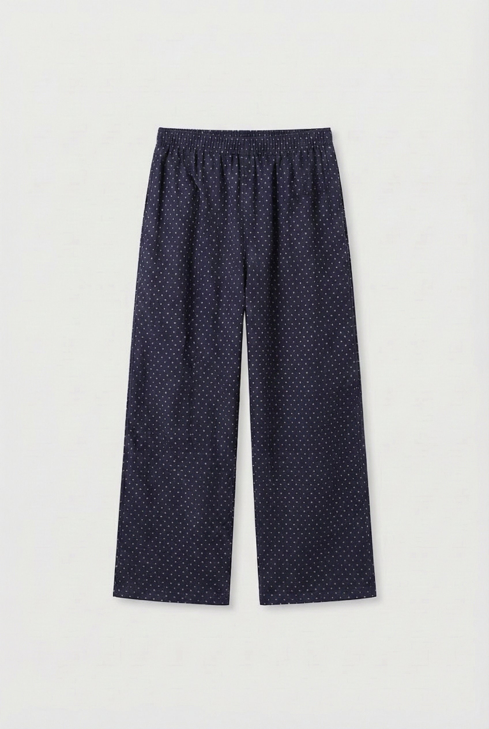 - Ever Lasting - Noelle Cotton Lapel Pajama Set / Dark Blue - Pajamas - Ever Lasting