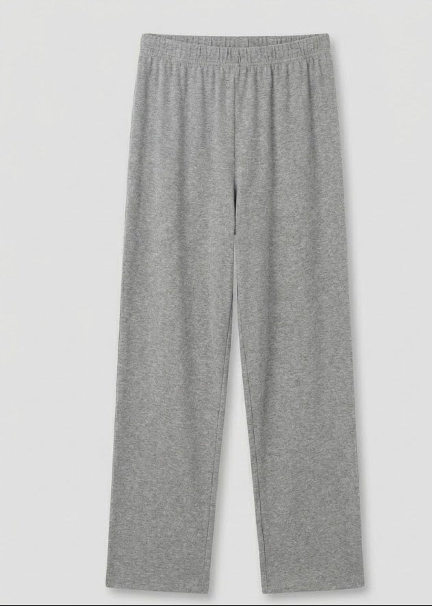  - Ever Lasting - Nola Long - Sleeve Lace Pajama Set / Gray - Pajamas - Ever Lasting