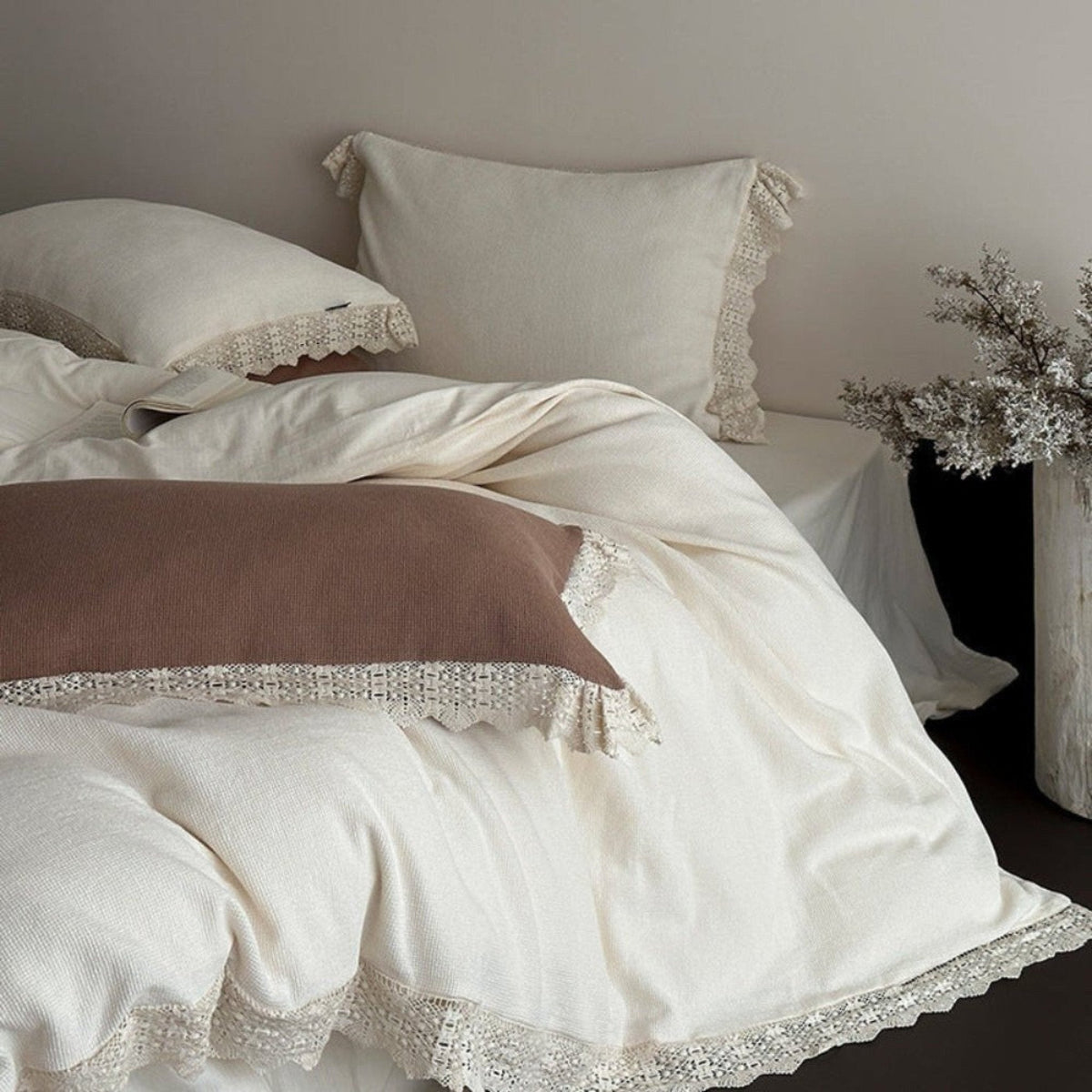 Nora Double Gauze Ruffle Bedding Set | Classic Bedding | Ever Lasting