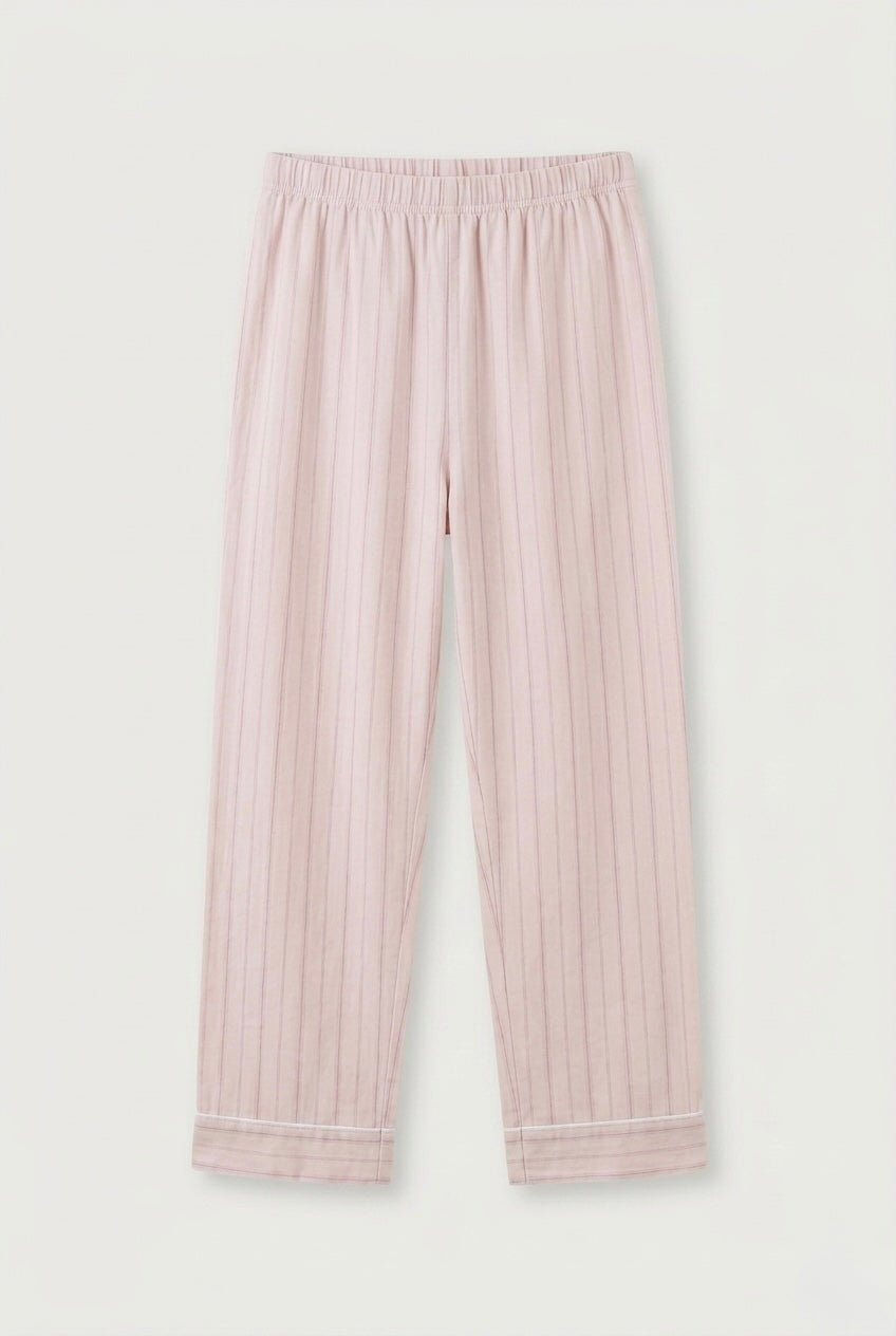  - Ever Lasting - Nyelle Double Gauze Striped Pajama Set / Pink - Pajamas - Ever Lasting