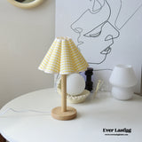 Oak Wood Table Lamp Light