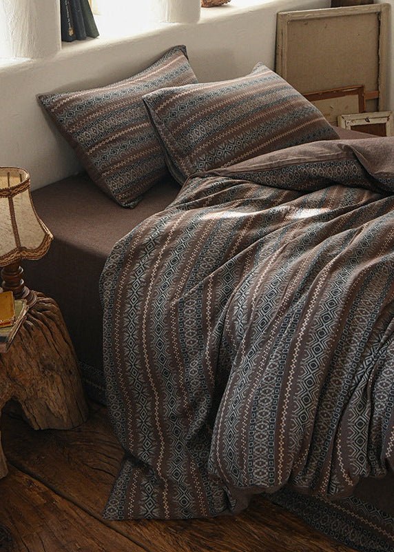-Ever Lasting - Oliver Striped Cotton Bedding Bundle -Bedding Bundle -Ever Lasting