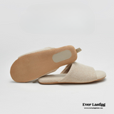 Open Toe Cotton House Slipper