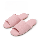 Open Toe Cotton House Slipper / Pink Small