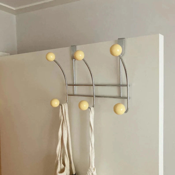 Over The Door Organizer / One Hook Cream Fixed - 3 Hooks Hangers & Clothing Storage