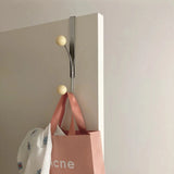 Over The Door Organizer / Three Hooks Cream Fixed - 1 Hook Hangers & Clothing Storage