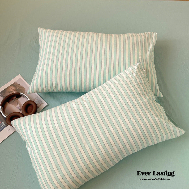 Pastel Candy Stripe Pillowcases