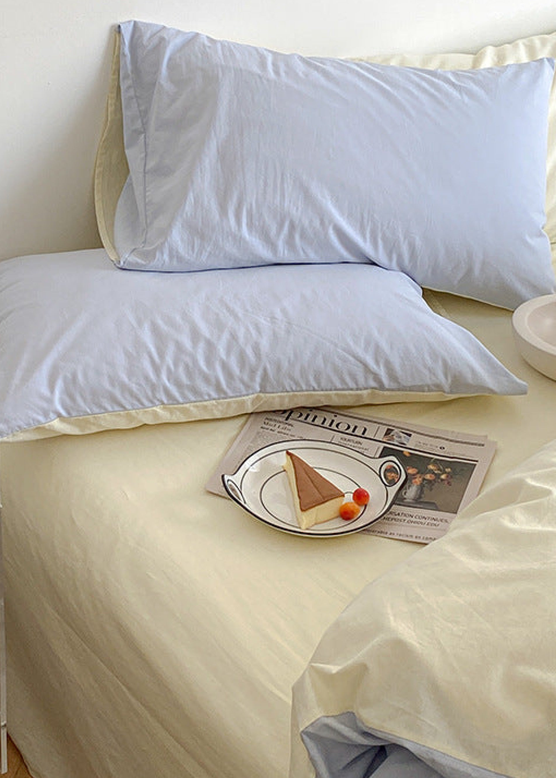 Pastel Duo Bedding Set / Yellow + Pink