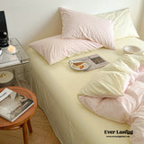 Pastel Duo Bedding Set / Yellow + Pink