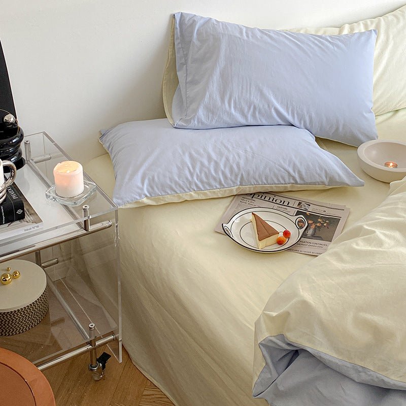  - Ever Lasting - Pastel Duo Bedding Set / Yellow + Pink - Bedding Set - Ever Lasting