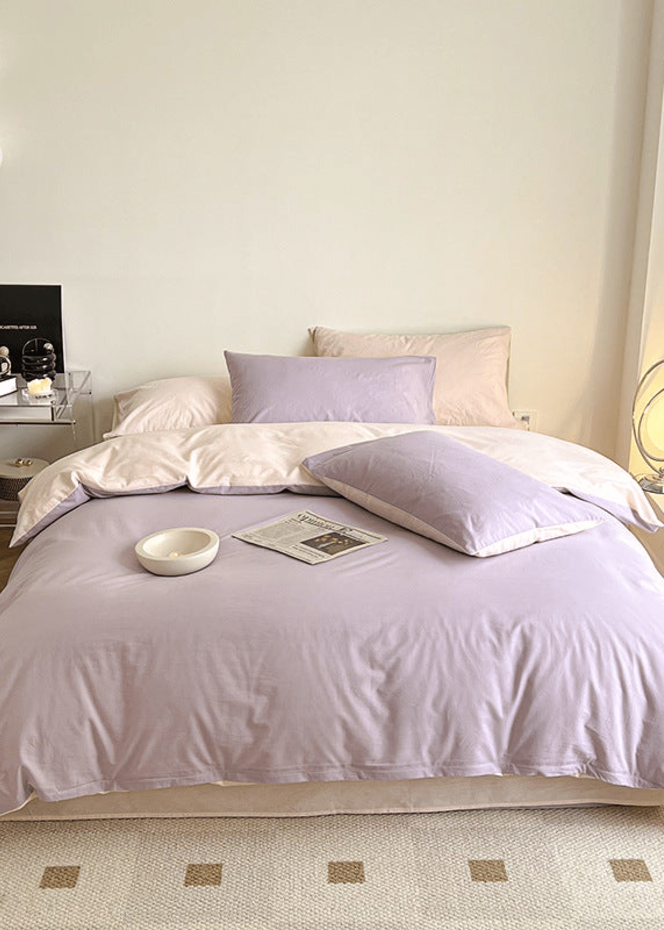  - Ever Lasting - Pastel Duo Bedding Set / Yellow + Pink - Bedding Set - Ever Lasting