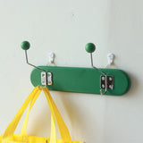 Pastel Matte Clothing Hook Organization / Green Moss 2 Hooks