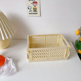 Creamy Pastel Organizer Set (6 Colors & 4 Sizes) Cream / Mini