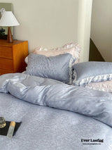 Pastel Tencel Ruffle Bedding Set