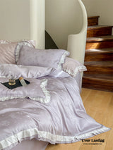 Pastel Tencel Ruffle Bedding Set