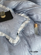 Pastel Tencel Ruffle Bedding Set