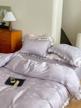 Pastel Tencel Ruffle Bedding Set