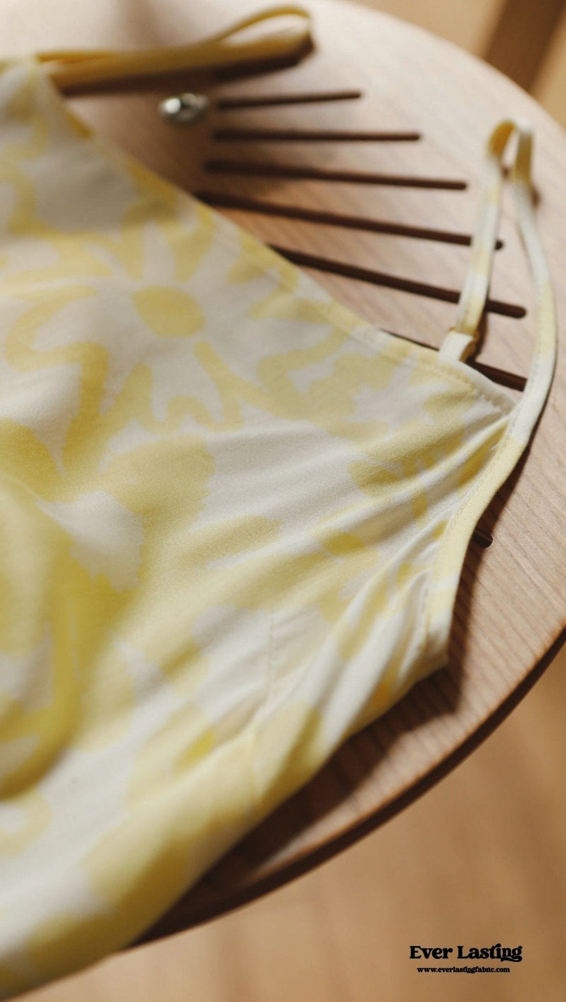 Pastel Yellow Floral Summer Slip - Ever Lasting