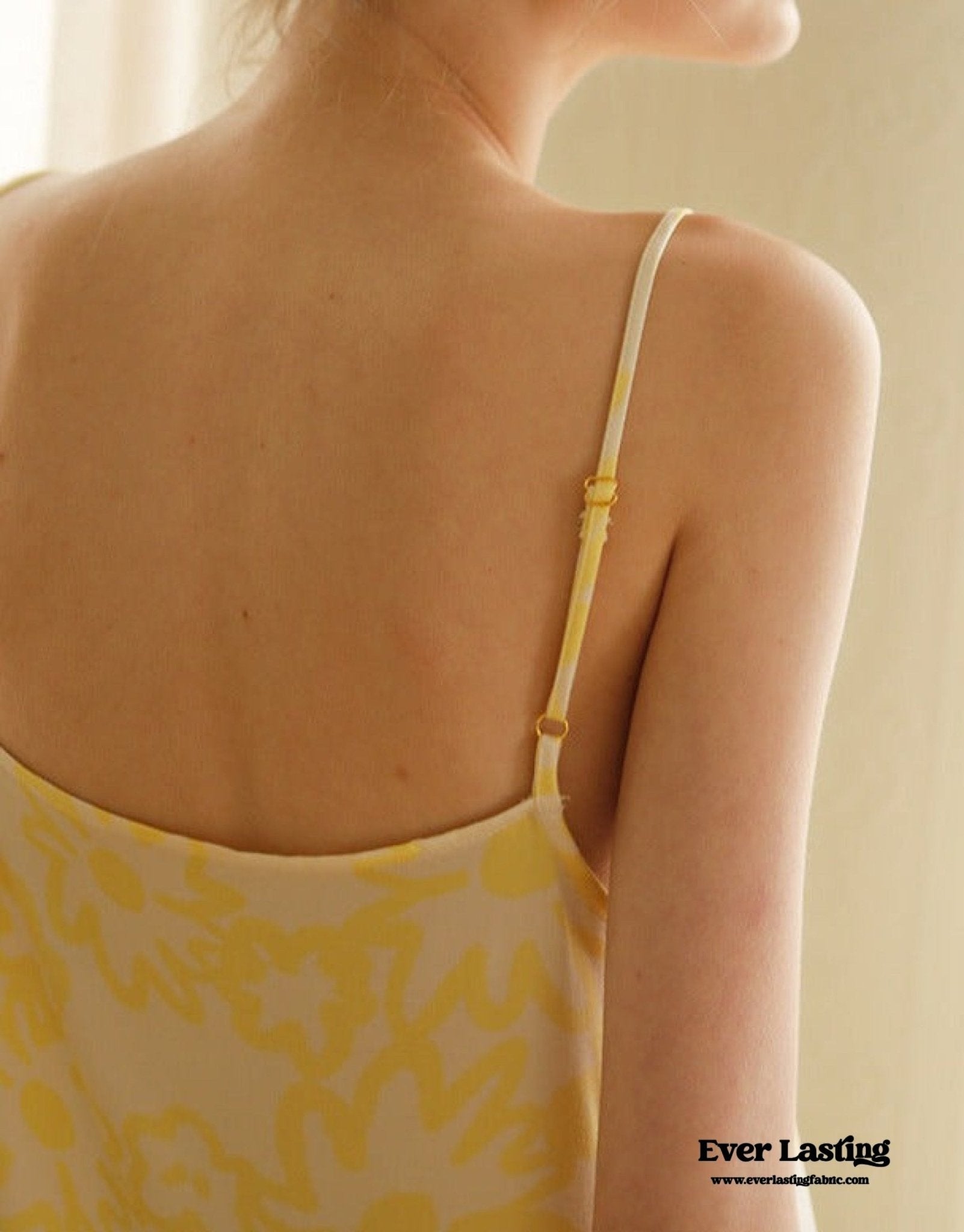 Pastel Yellow Floral Summer Slip - Ever Lasting