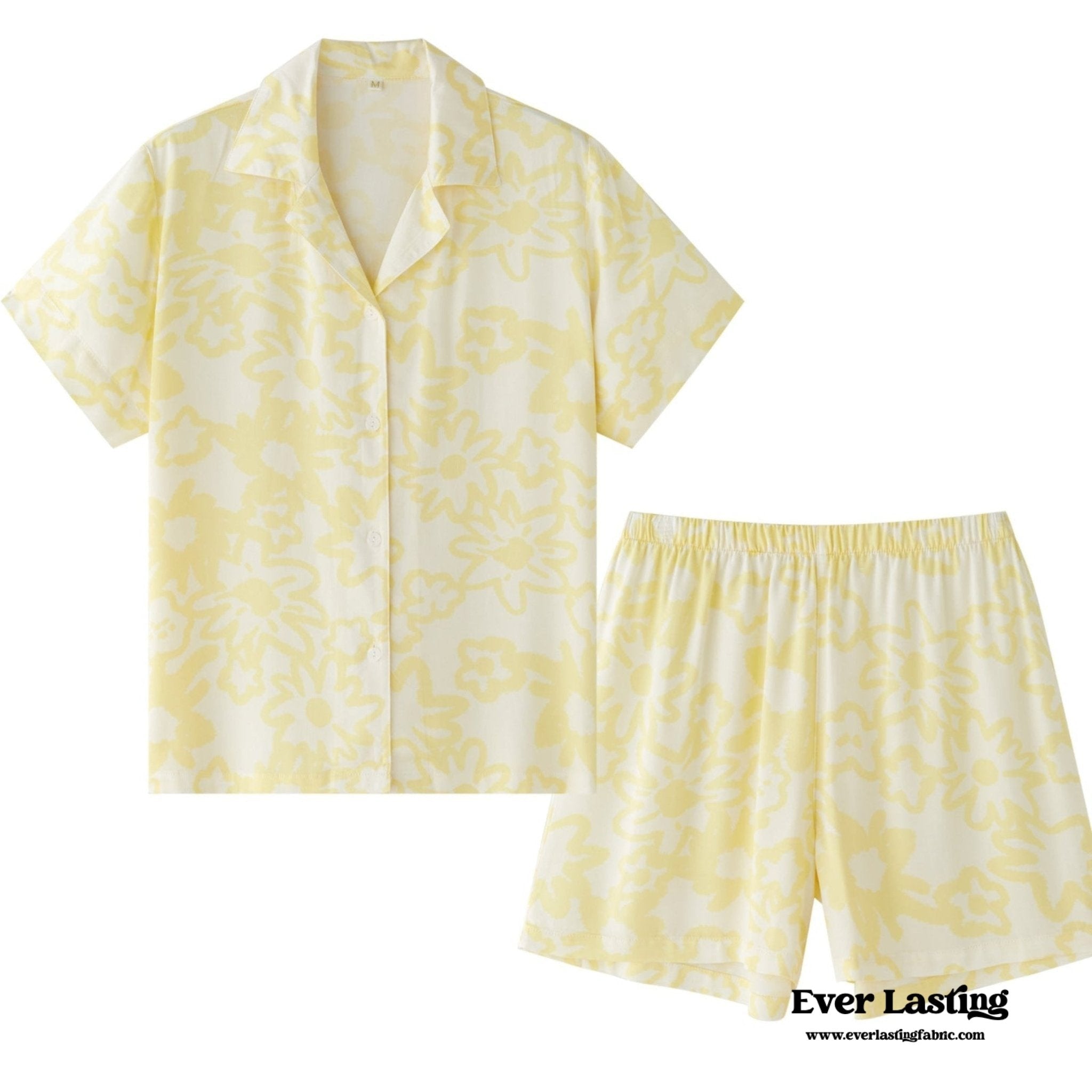 Pastel Yellow Floral Summer Slip - Ever Lasting